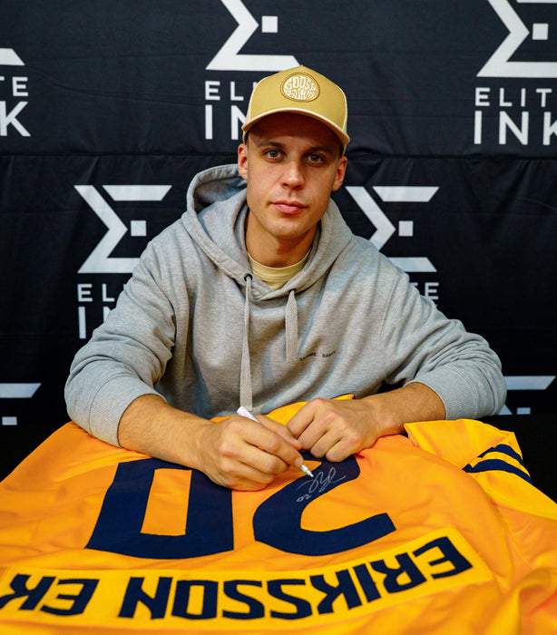 Joel Eriksson Ek Signed Sweden Player Hockey Jersey