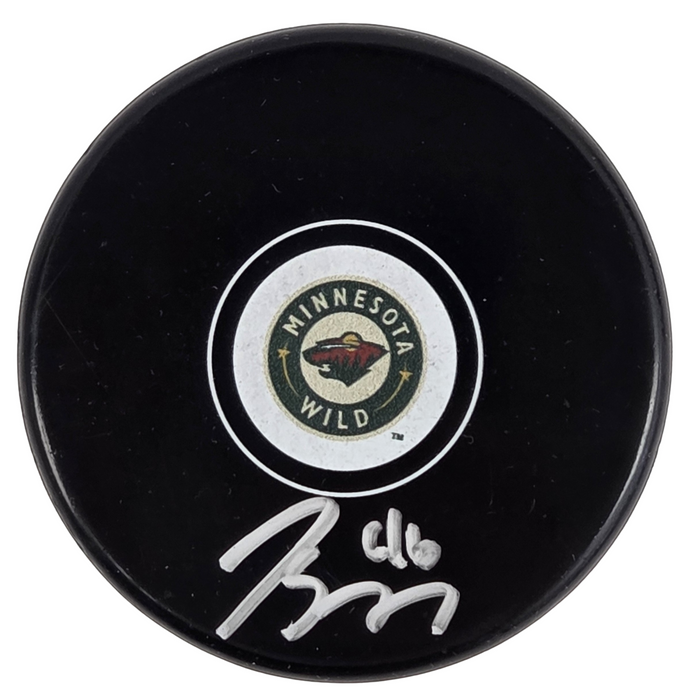 Jared Spurgeon Signed Puck
