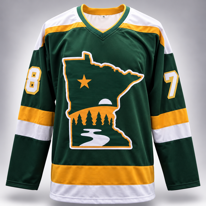 Nico Sturm Signed Green Retro Player Hockey Jersey