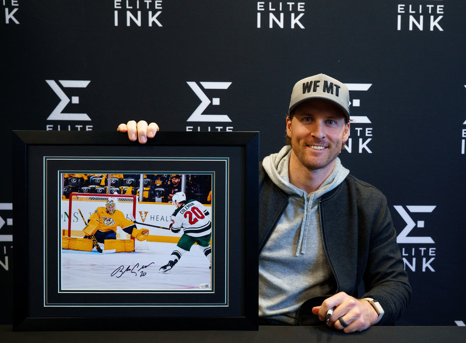 Blake Coleman Signed & Professionally Framed 11x14 Photo