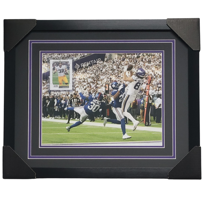 TJ Hockenson Professionally Framed 11x14 Rookie Card Display