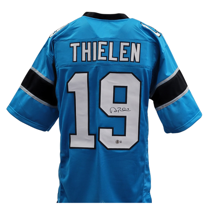 Adam Thielen Signed Player Blue Football Jersey