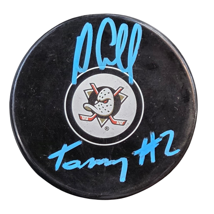 Danny Tamberelli 'Tommy Duncan'  Mighty Ducks Signed Puck