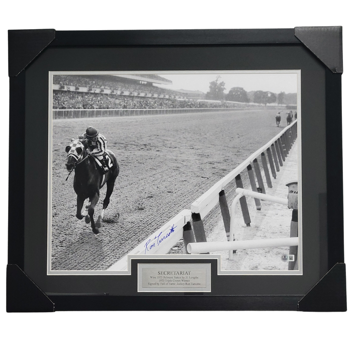 Ron Turcotte 'Secretariat' Signed & Professionally Framed 16x20 Photo #2