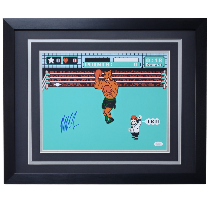 Mike Tyson Punch Out Signed & Professionally Framed 11x14 Photo