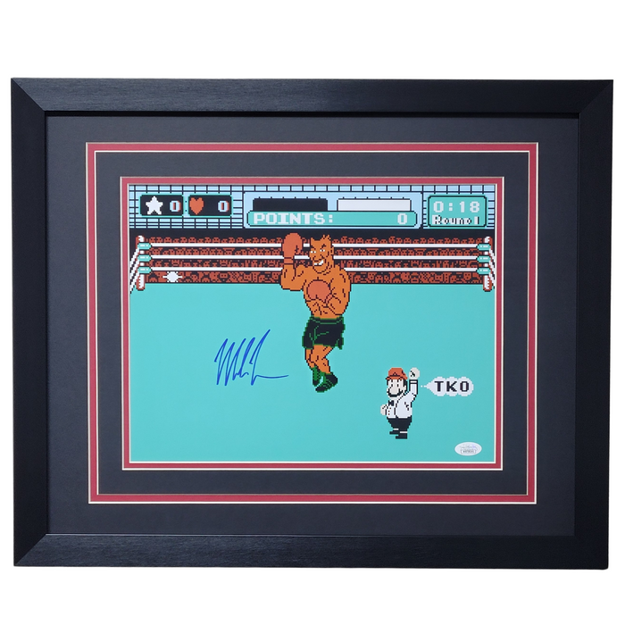 Mike Tyson Punch Out Signed & Professionally Framed 11x14 Photo