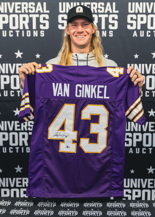 Andrew Van Ginkel Signed Player Purple Throwback Football Jersey