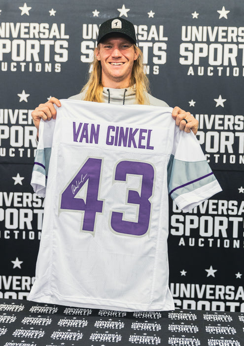 Andrew Van Ginkel Signed White Out Player Football Jersey