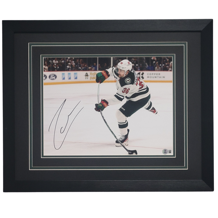 Mats Zuccarello 'Shooting' Signed & Professionally Framed 11x14 Photo #4