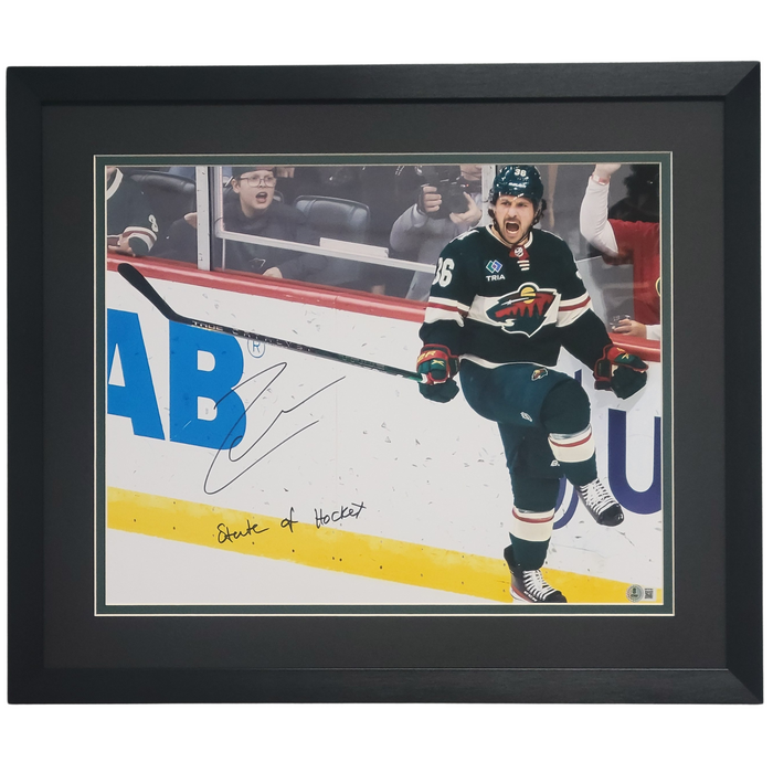 Mats Zuccarello  Signed, Inscribed & Professionally Framed 16x20 Photo